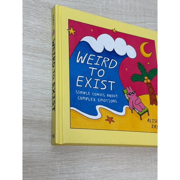 Weird to Exist Book Novel Comics Dark Humor Funny Emotions Cartoons Alison Zai - Picture 3 of 6